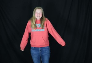 Becca Heiniger (9) is the "youngest of the oldest of the Heinigers". She is the third of five Heiniger girls.