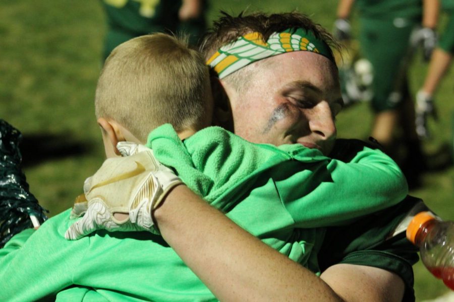McKeown also submitted this photo, featuring football player Matt Vanderwerff and his younger brother. This photo was submitted under the High School Heroes category. 