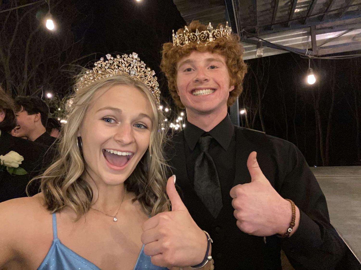 Hall and McCaskey voted Prom King and Queen The Prospector