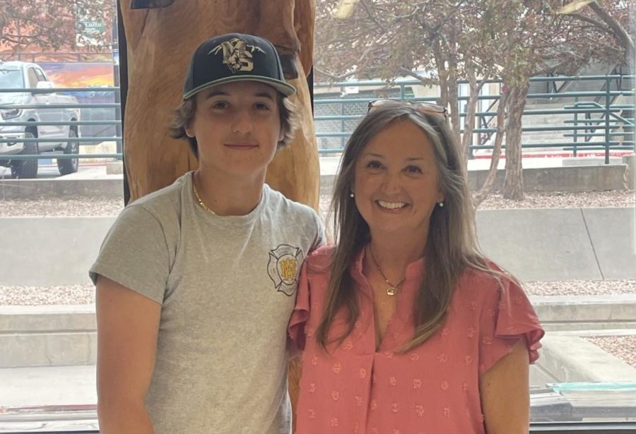 Meleah Perkins, Counseling Secretary, gets to be a mom to Ben Perkins (10) at work and at home. The best part about being a mom is the excitement and happiness to just watch your kids grow up and become great adults, Perkins said.