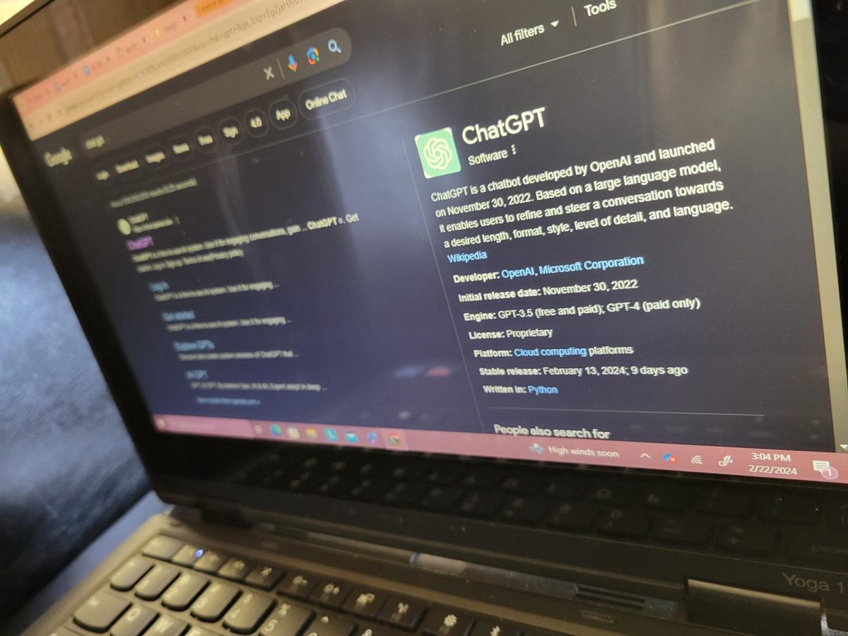 ChatGPT is an Artificial Intelligence chatbot, one of many that were blocked on student devices this semester.