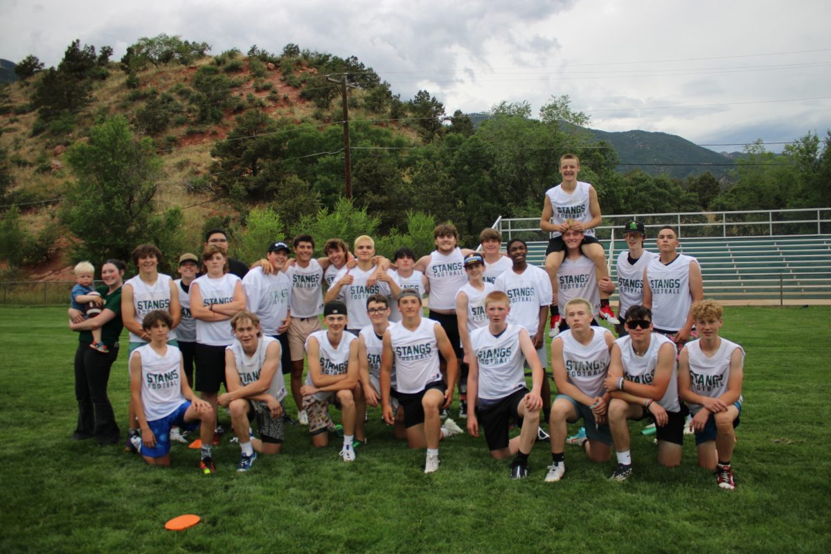 The Manitou Springs High School football team hosted a Strong Man Competition over the summer to build a team connection and to test their strength.