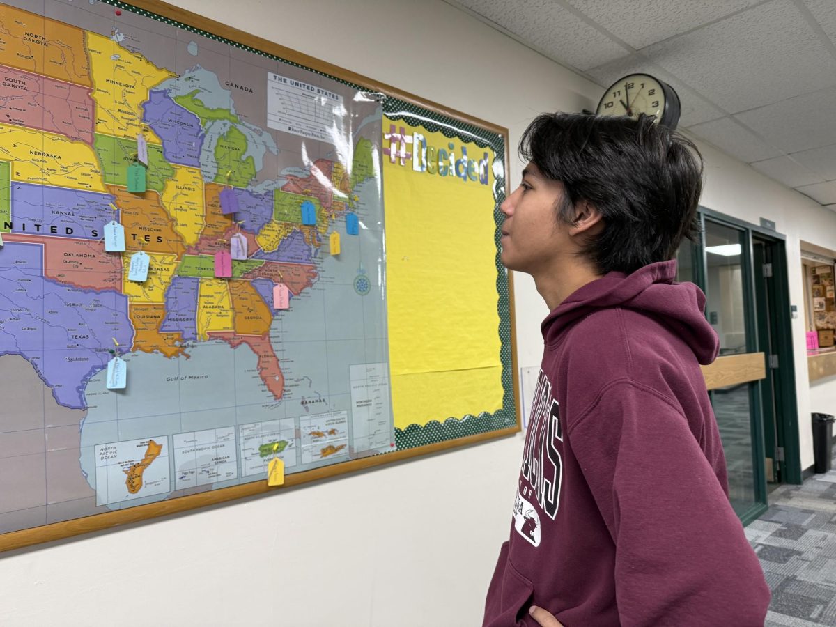 Kaleb Cervantes (12) looks forward to meeting new people during his gap year. "I kind of just want to get out and explore and meet new people."